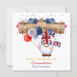 King Charles III Coronation Fun Personalized Kaart