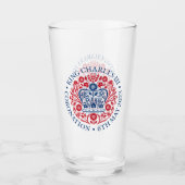 King Charles III Coronation Glas (Voorkant)