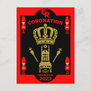 King Charles III Coronation Herdenking Souvenir Briefkaart