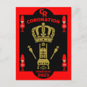 King Charles III Coronation Herdenking Souvenir Briefkaart (Voorkant)