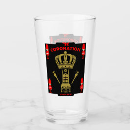 King Charles III Coronation Herdenking Souvenir Glas