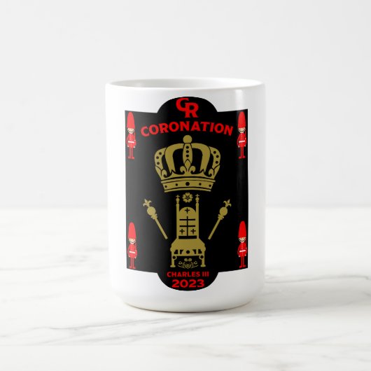 King Charles III Coronation Herdenking Souvenir Koffiemok (Center)