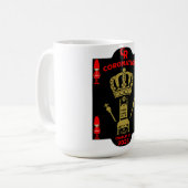 King Charles III Coronation Herdenking Souvenir Koffiemok (Voorkant links)