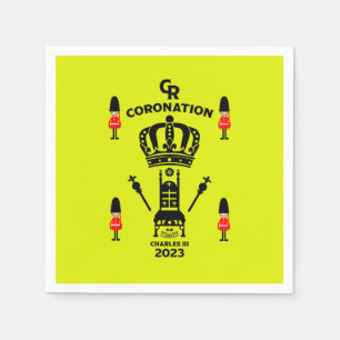 King Charles III Coronation Herdenking Souvenir Servet