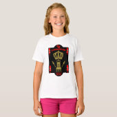 King Charles III Coronation Herdenking Souvenir T-shirt (Voorkant volledig)
