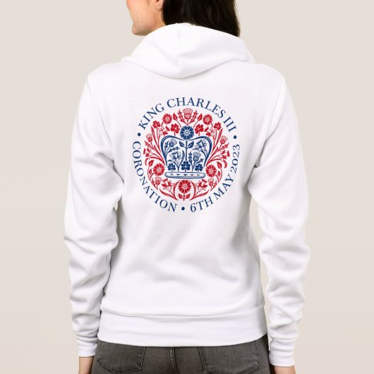 King Charles III Coronation Hoodie (Achterkant)
