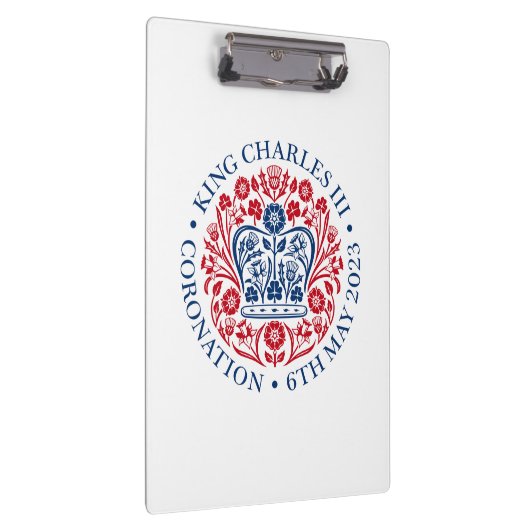King Charles III Coronation Klembord (Rechts)