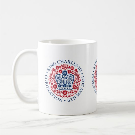 King Charles III Coronation Koffiemok (Links)