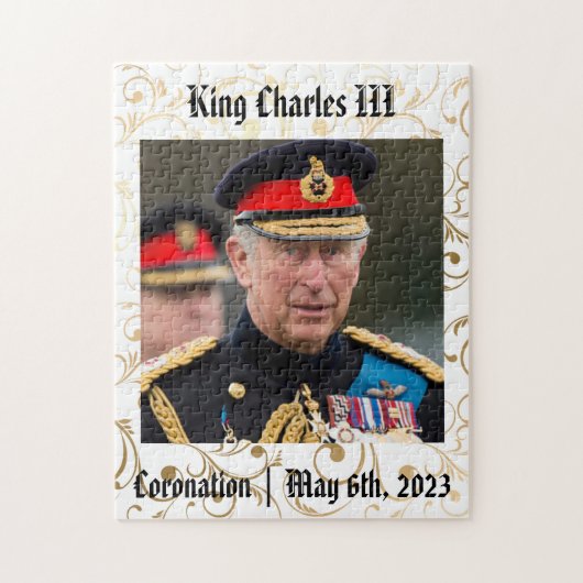 King Charles III Coronation Legpuzzel (Verticaal)