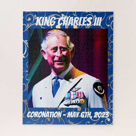 King Charles III Coronation Legpuzzel (Verticaal)