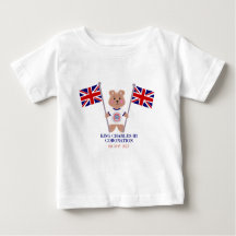 King Charles III Coronation Logo Patriotic Teddy