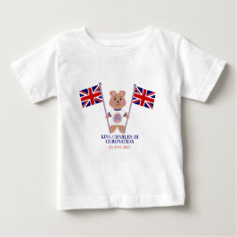 King Charles III Coronation Logo Patriotic Teddy