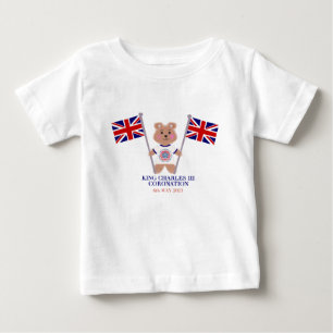 King Charles III Coronation Logo Patriotic Teddy