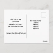 King Charles III Coronation logo sparen de datum Briefkaart (Achterkant)