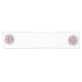 King Charles III Coronation logo Table Runner Korte Tafelloper (Horizontaal)