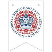 King Charles III Coronation logo Vlaggetjes (Derde vlag)