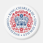 King Charles III Coronation Magneet (Voorkant)