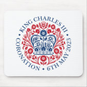 King Charles III Coronation Muismat (Voorkant)