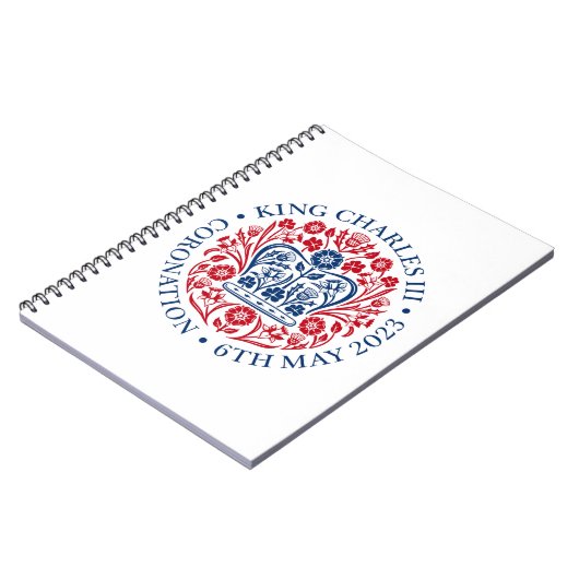 King Charles III Coronation Notitieboek (Linkerzijde)