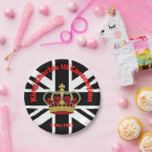 King Charles III Coronation Papieren Bordje (Feest)