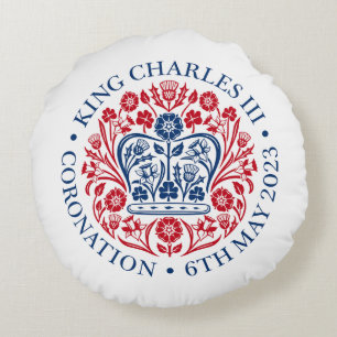 King Charles III Coronation Rond Kussen