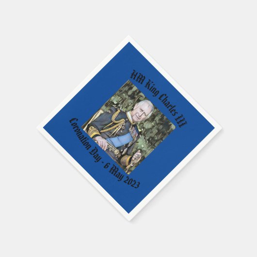 King Charles III Coronation Servet (Hoek)