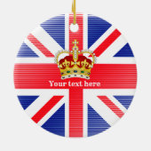 King Charles III Coronation souvenir Keramisch Ornament (Achterkant)