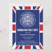 KING CHARLES III CORONATION Street Party Kaart (Voorkant)