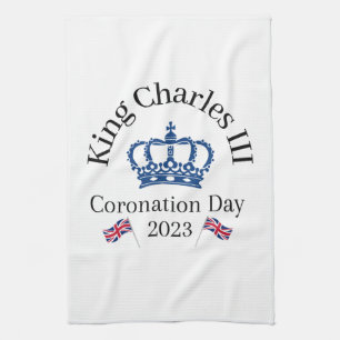 King Charles III Coronation Tea Towel Theedoek