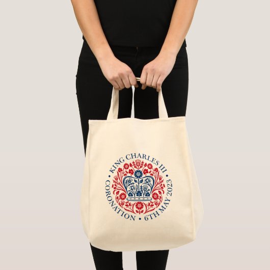 King Charles III Coronation Tote Bag (Voorkant (product))