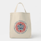 King Charles III Coronation Tote Bag (Achterkant)