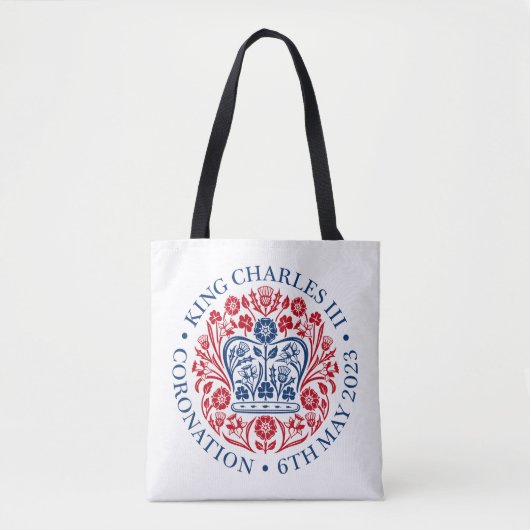 King Charles III Coronation Tote Bag (Voorkant)