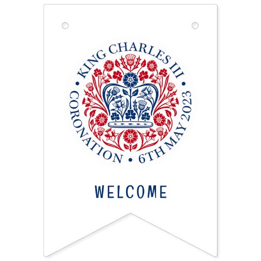  KING CHARLES III Coronation Vlaggetjes (Eerste vlag)