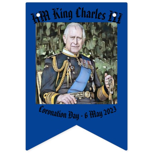 King Charles III Coronation Vlaggetjes (Derde vlag)
