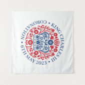 King Charles III Coronation Wandkleed (Voorkant (horizontaal))