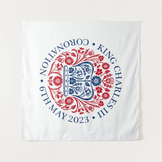 King Charles III Coronation Wandkleed (Voorkant (horizontaal))