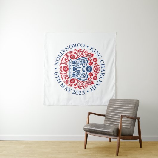 King Charles III Coronation Wandkleed (In Situ (horizontaal))