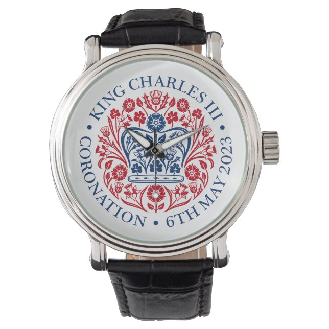King Charles III Coronation Watch Horloge (Voorkant)