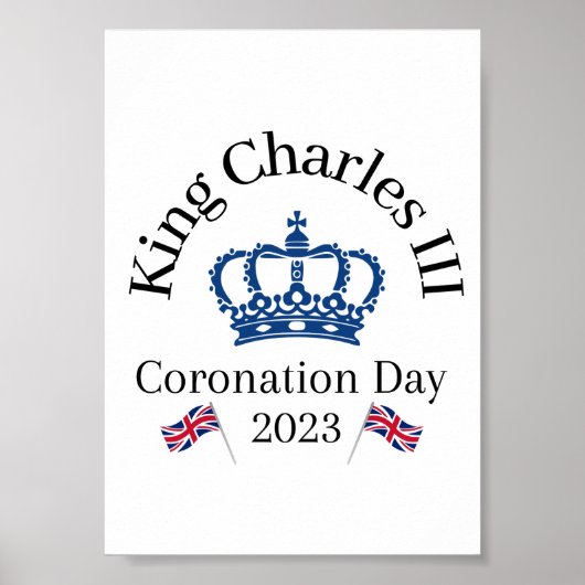 King Charles III Coronation Window Poster (Voorkant)