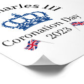 King Charles III Coronation Window Poster (Hoek)