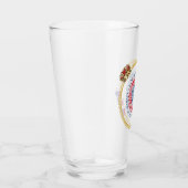 King Charles III Crown Coronation Glass Tumbler (Rechts)