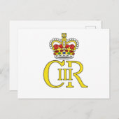 King Charles III cyphre postcard Briefkaart (Voorkant / Achterkant)