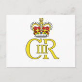 King Charles III cyphre postcard Briefkaart (Voorkant)