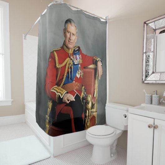 King Charles III Douchegordijn (In situ)