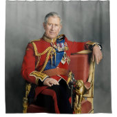 King Charles III Douchegordijn (Voorkant)