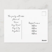 King Charles III Editable HerdenkingsBriefkaart Briefkaart (Achterkant)