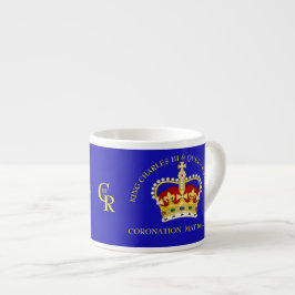 King Charles III en Queen Camilla Espresso Kop