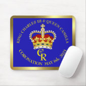 King Charles III en Queen Camilla Muismat (Met muis)