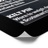 King Charles III Kolonel in Chief Toronto Scottish Poster (Hoek)