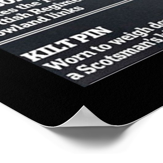 King Charles III Kolonel in Chief Toronto Scottish Poster (Hoek)